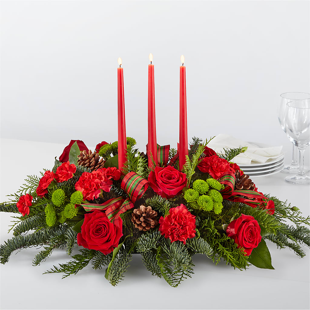 By the Candlelight Centerpiece – Evans-king Floral, Forty Fort PA