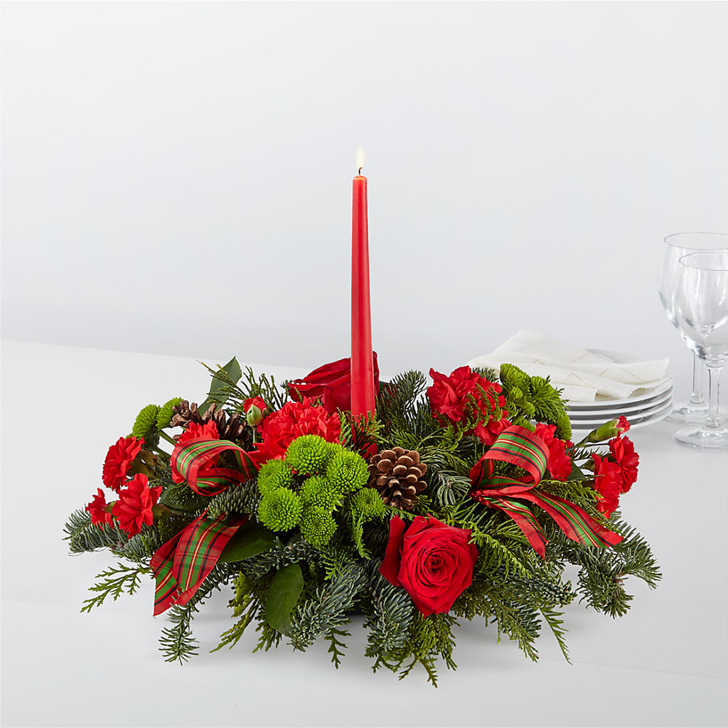 By the Candlelight Centerpiece – Evans-king Floral, Forty Fort PA
