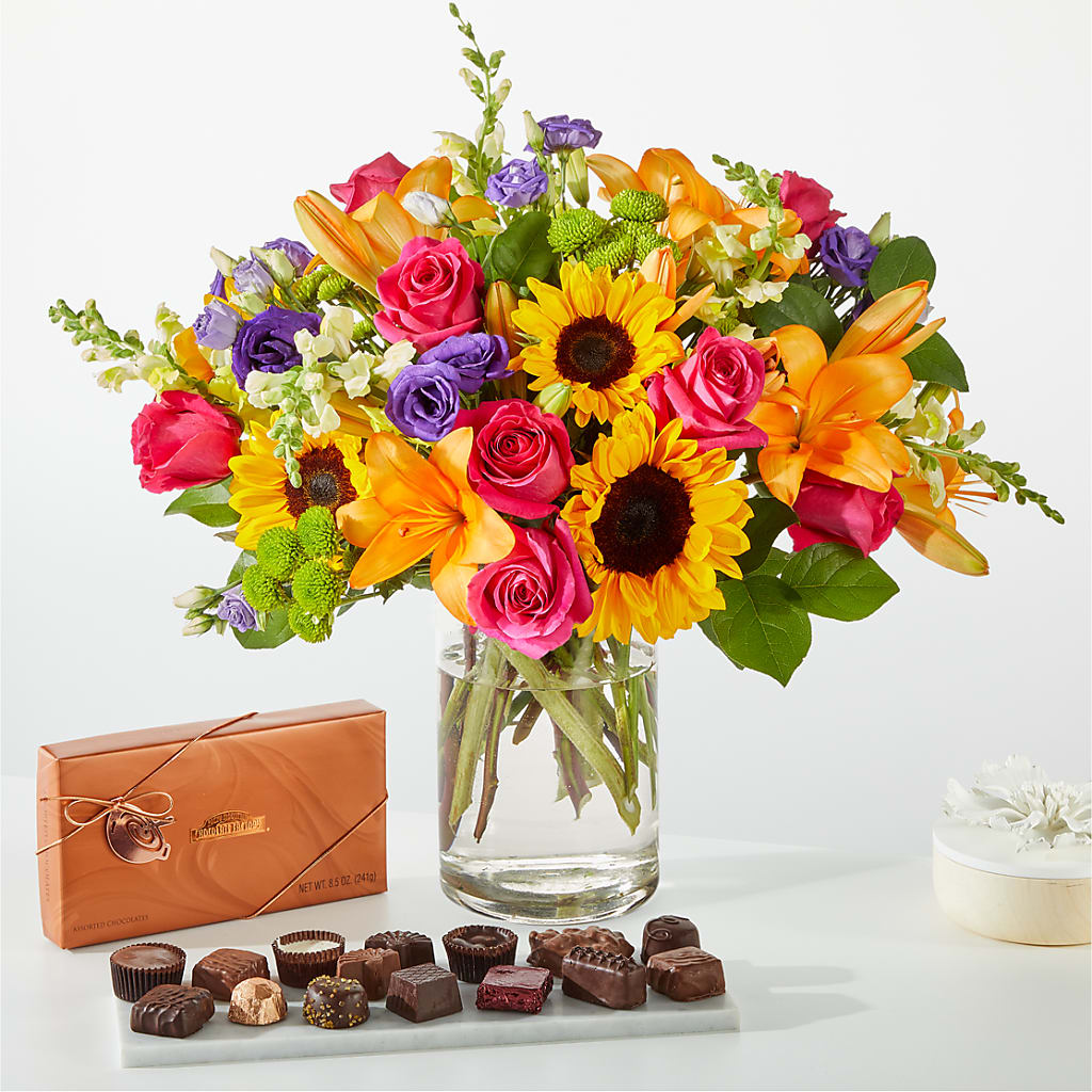Best Day Bouquet and Chocolate Bundle – Evans-king Floral, Forty Fort PA