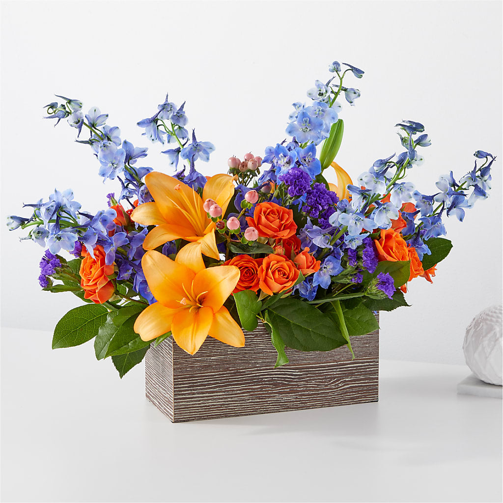 Radiant Citrus Box Bouquet – Evans-king Floral, Forty Fort PA