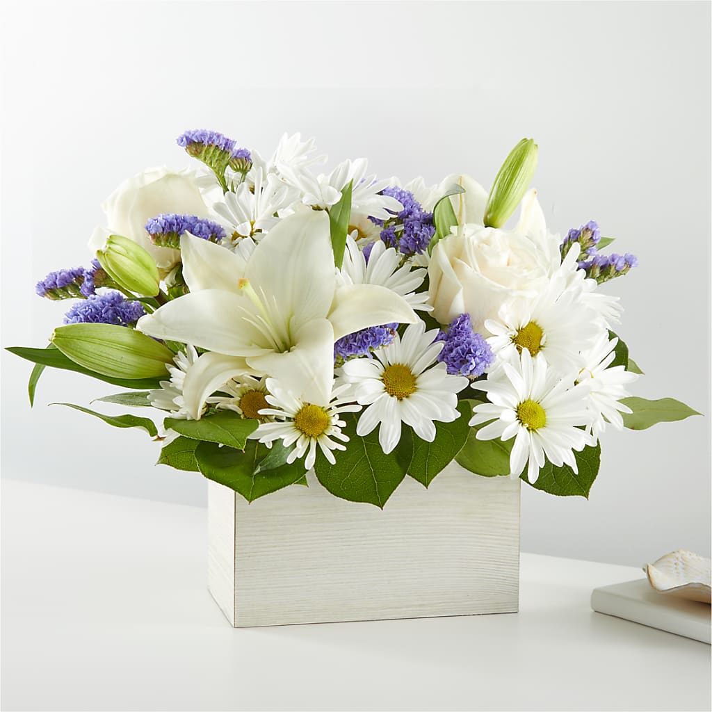 Beyond Blue Box Bouquet – Evans-king Floral, Forty Fort PA