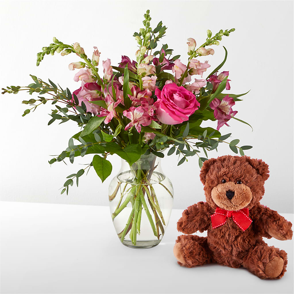 Happily Ever After Bouquet & Bear Set – Evans-king Floral, Forty Fort PA