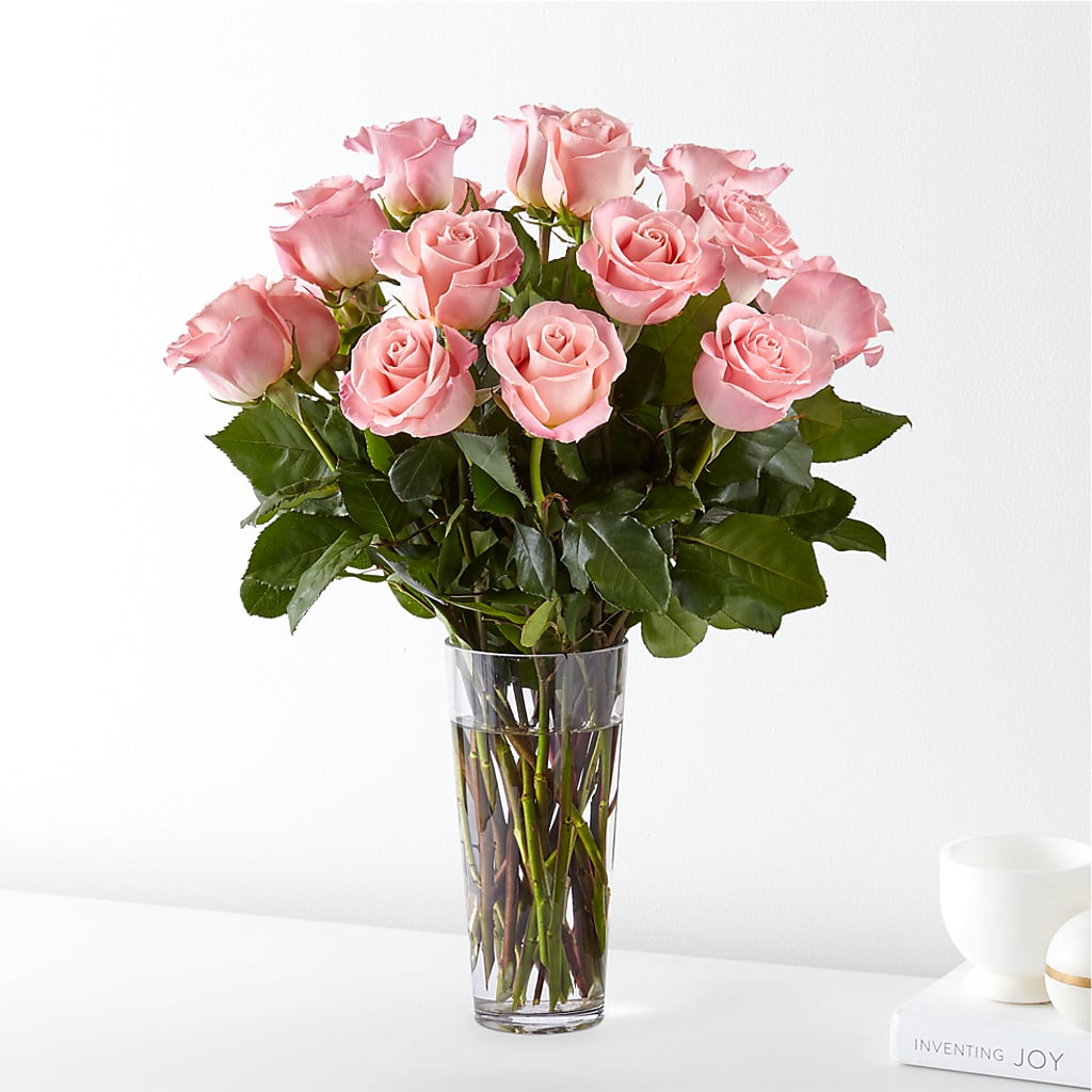 Pink Long-stemmed Roses – Evans-king Floral, Forty Fort PA