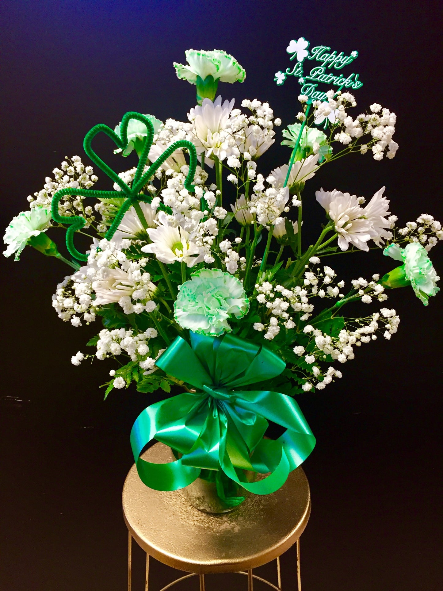 St. Patrick's Day Arrangement – Evans-king Floral, Forty Fort PA