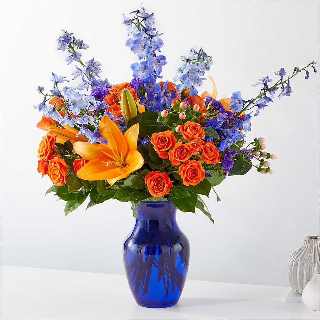 Radiant Citrus Bouquet – Evans-king Floral, Forty Fort PA