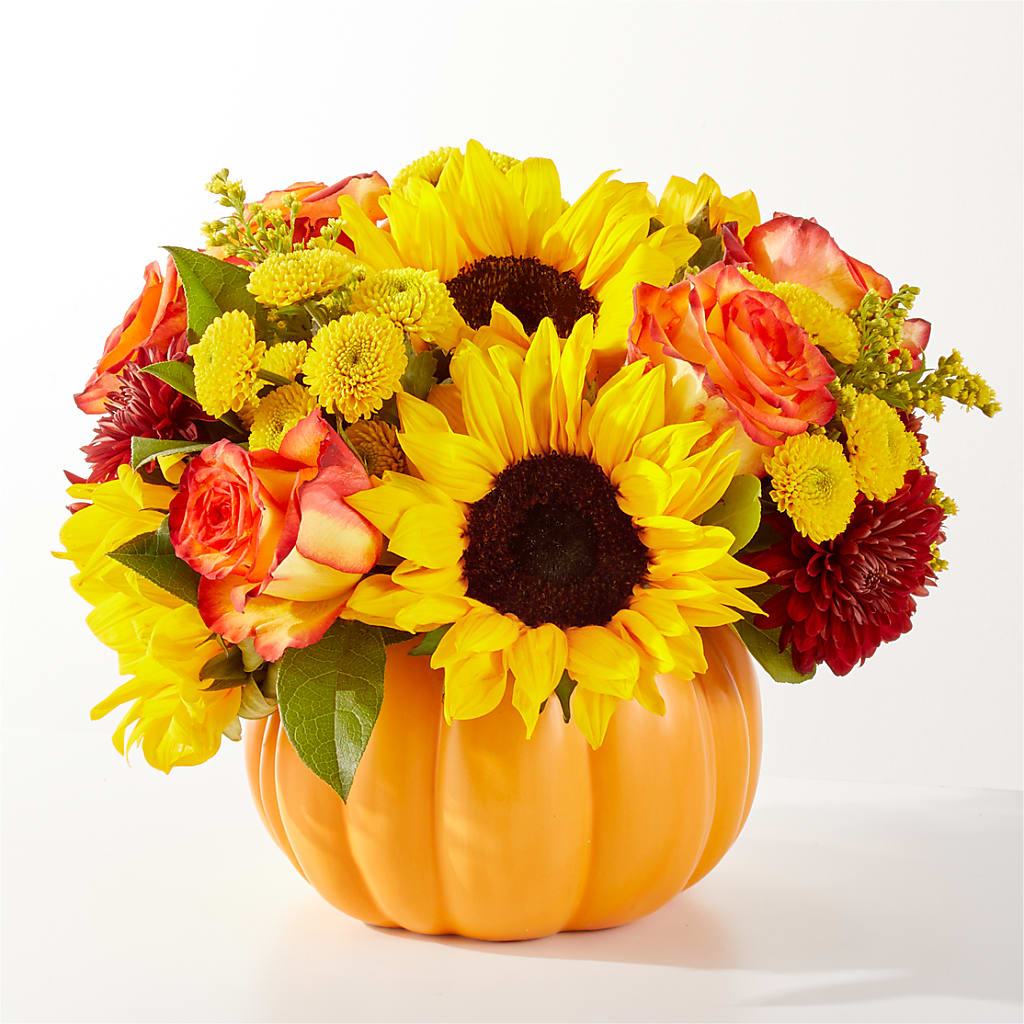 Golden Gourd Pumpkin Bouquet – Evans-king Floral, Forty Fort PA