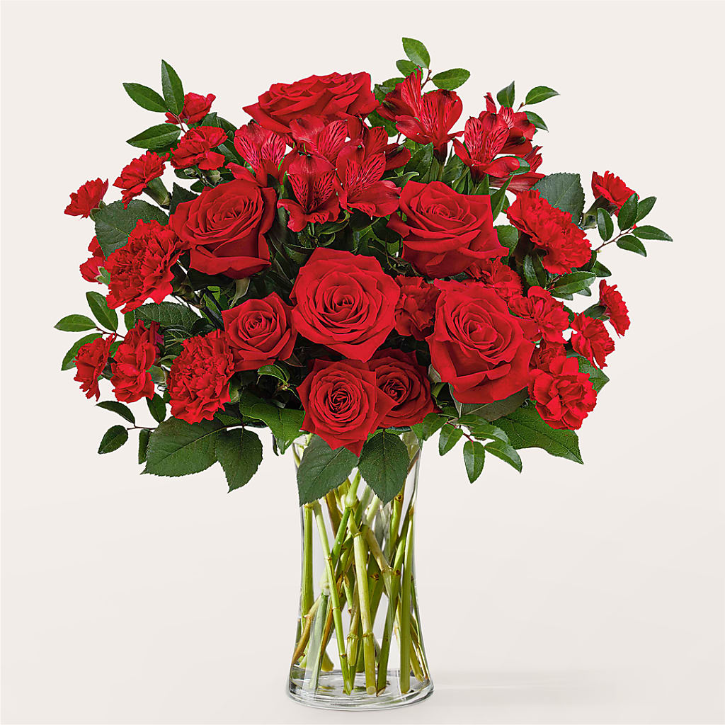 Brilliant Ruby Bouquet – Evans-king Floral, Forty Fort PA