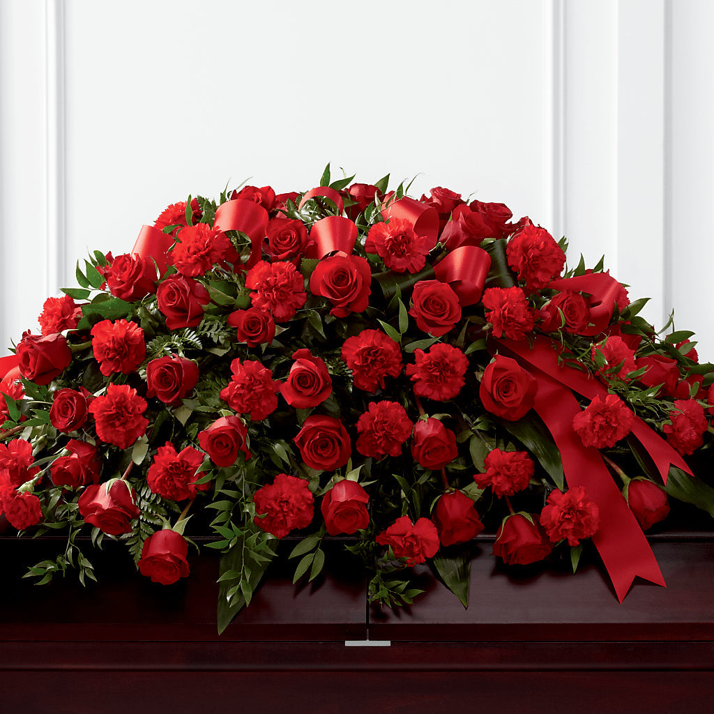 Tribute of Life Casket Spray – Evans-king Floral, Forty Fort PA