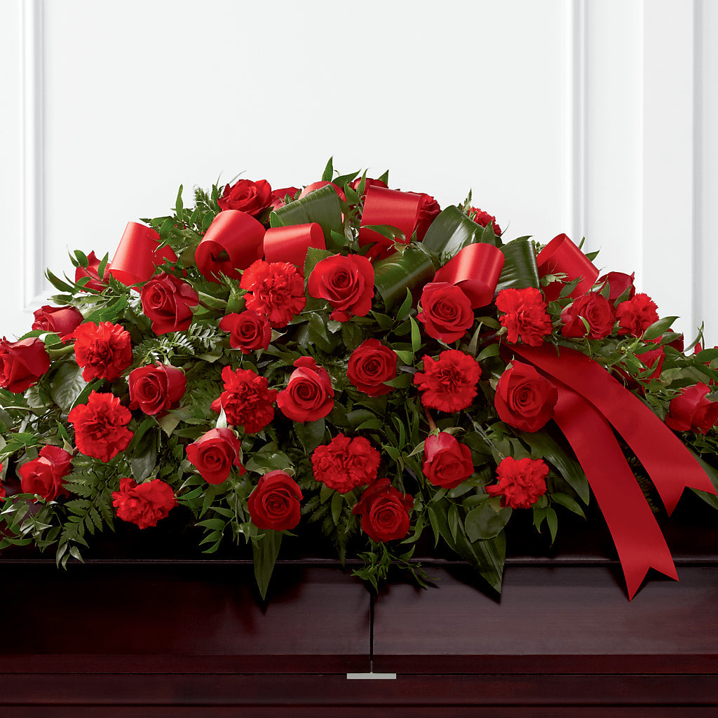 Tribute of Life Casket Spray – Evans-king Floral, Forty Fort PA