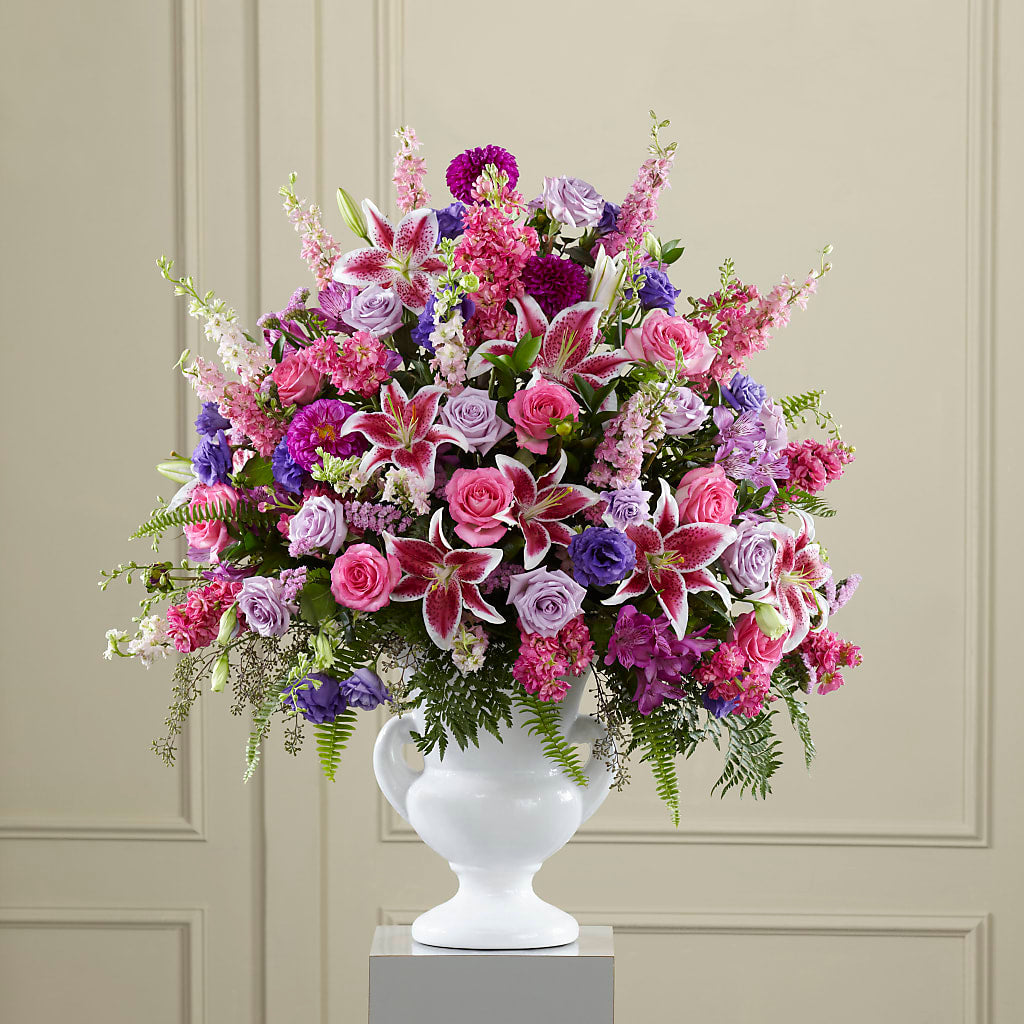 Peaceful Tribute Arrangement – Evans-king Floral, Forty Fort PA