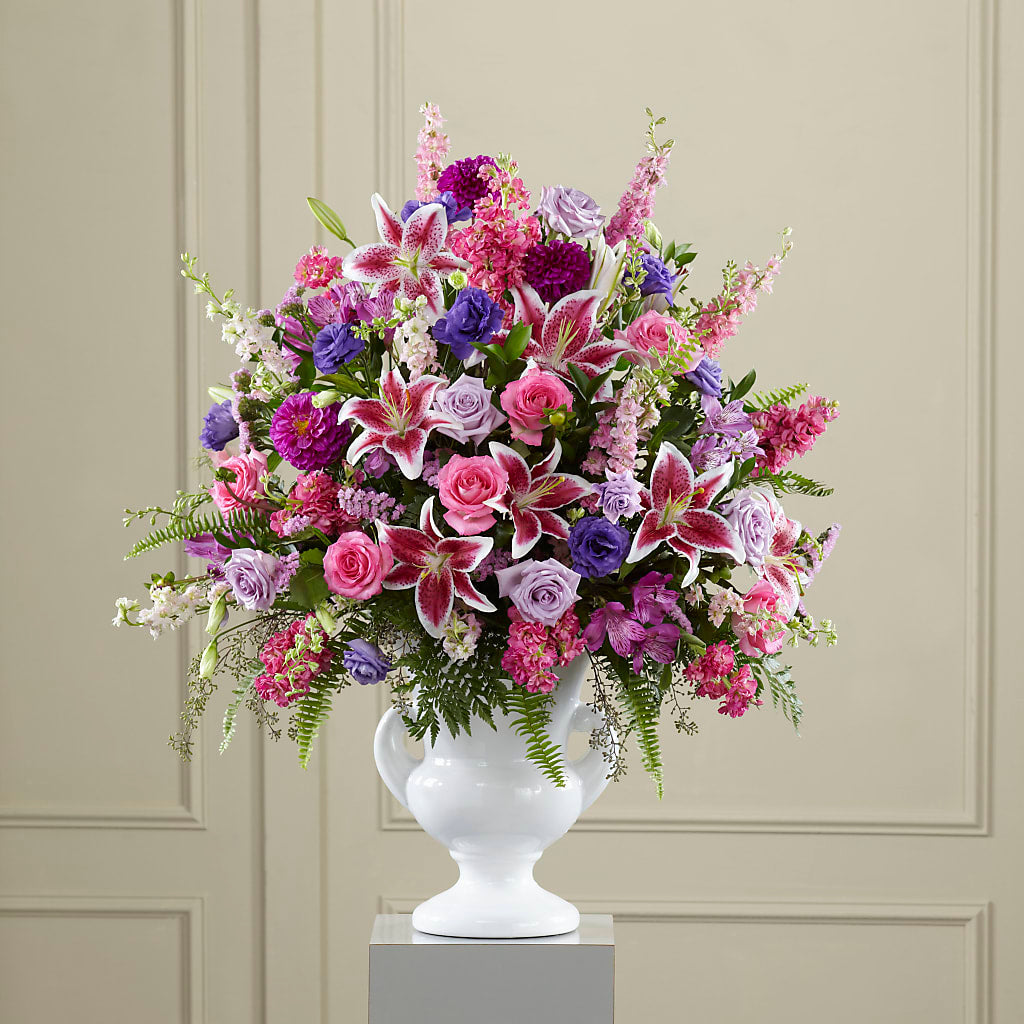 Peaceful Tribute Arrangement – Evans-king Floral, Forty Fort PA