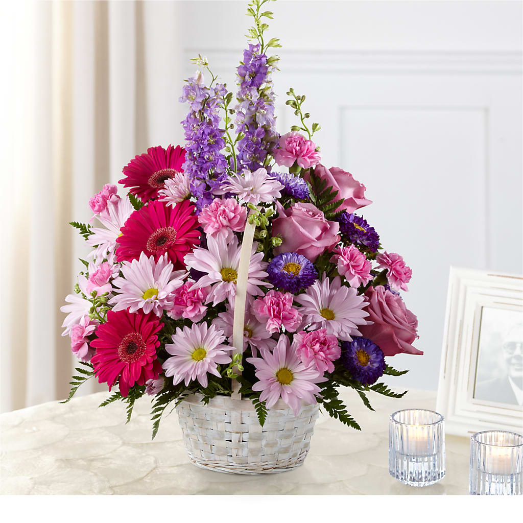 Pastel Peace Basket – Evans-king Floral, Forty Fort PA