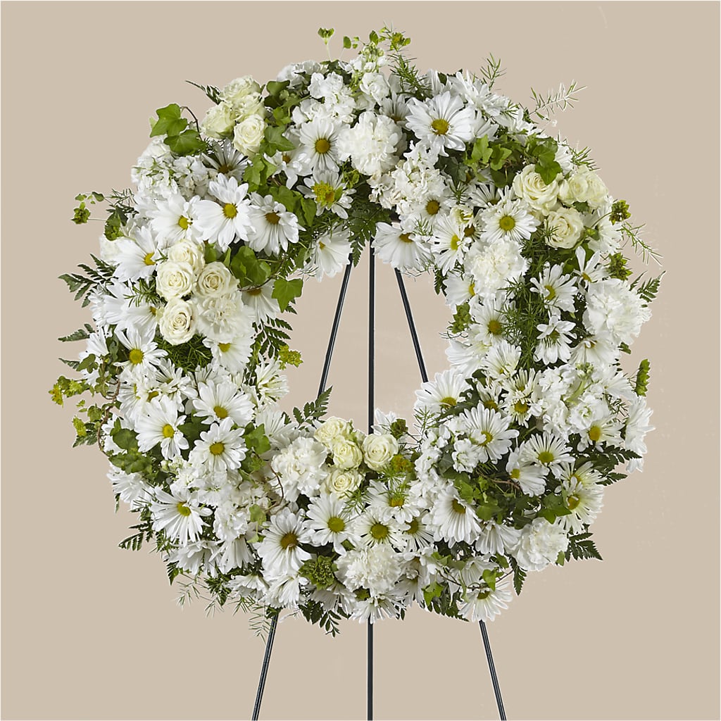 Faithful Wishes Wreath – Evans-king Floral, Forty Fort PA