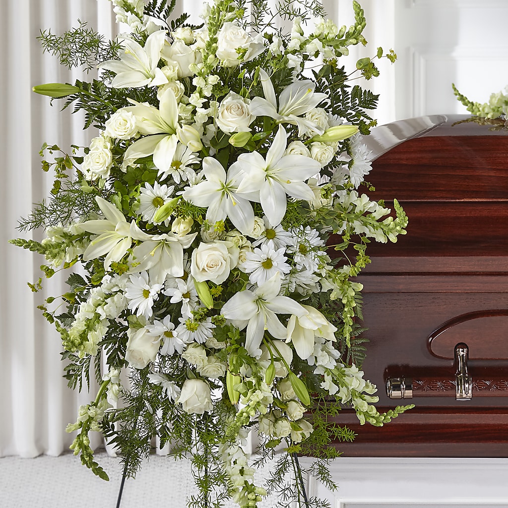 Loving Thoughts Standing Spray – Evans-king Floral, Forty Fort PA
