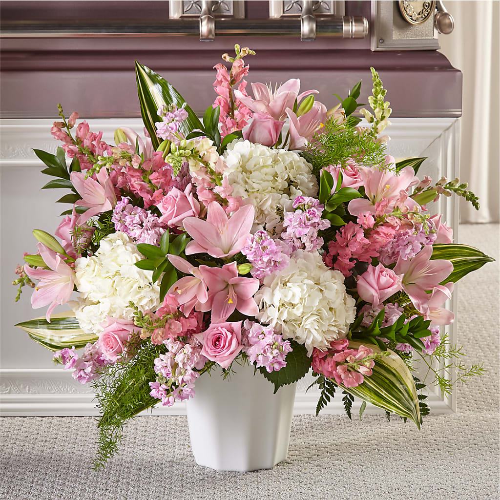 Simply Serene Floor Basket – Evans-king Floral, Forty Fort PA