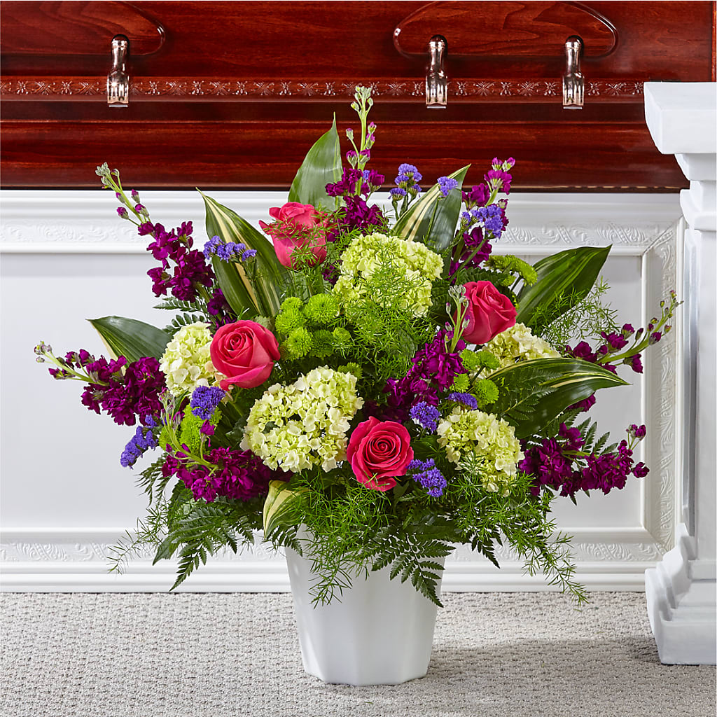 Beautiful Horizons Floor Basket – Evans-king Floral, Forty Fort PA