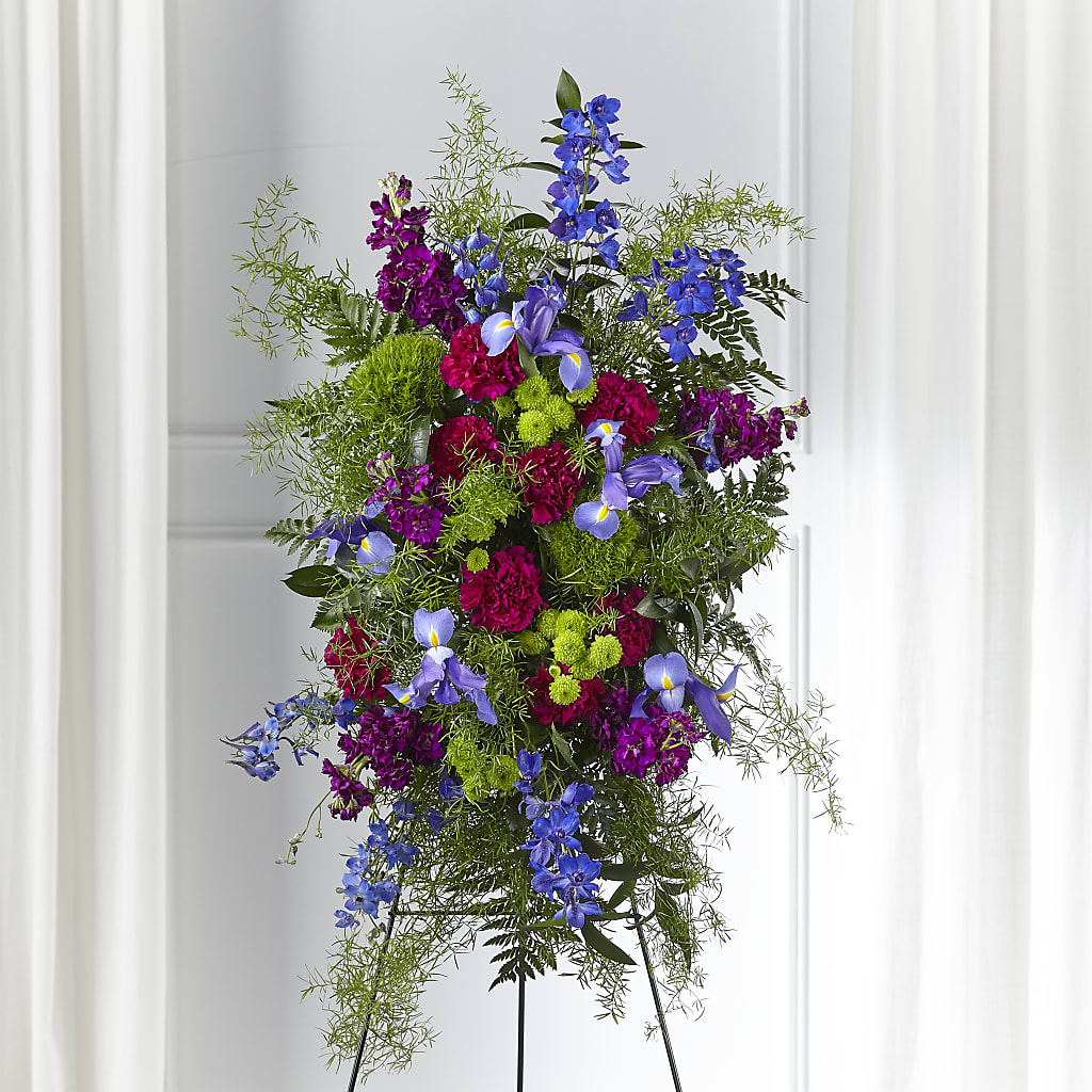 Heavenly Skies Standing Spray – Evans-king Floral, Forty Fort PA