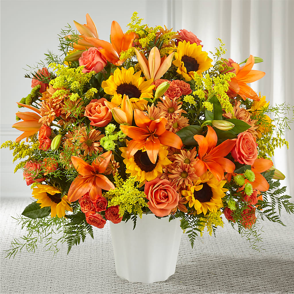 Harvest Thoughts Floor Basket – Evans-king Floral, Forty Fort PA