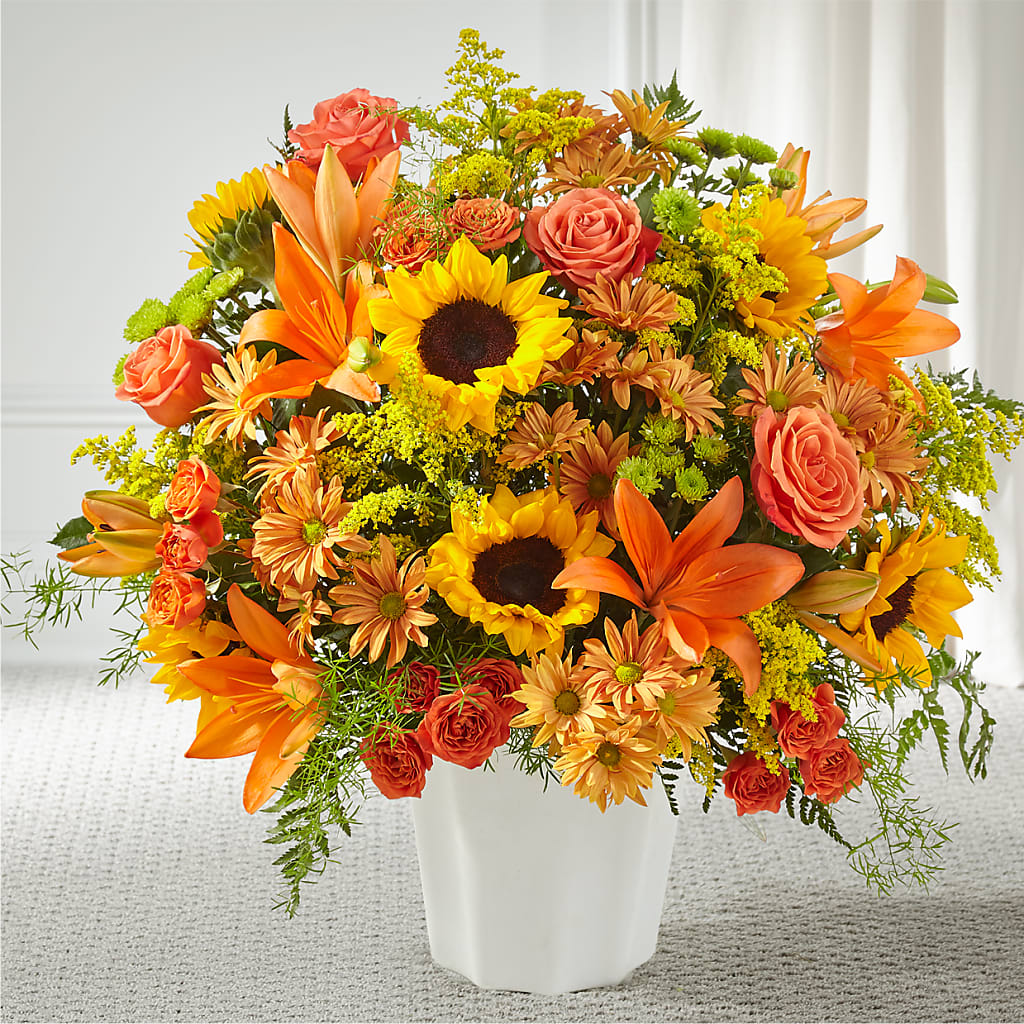 Harvest Thoughts Floor Basket – Evans-king Floral, Forty Fort PA