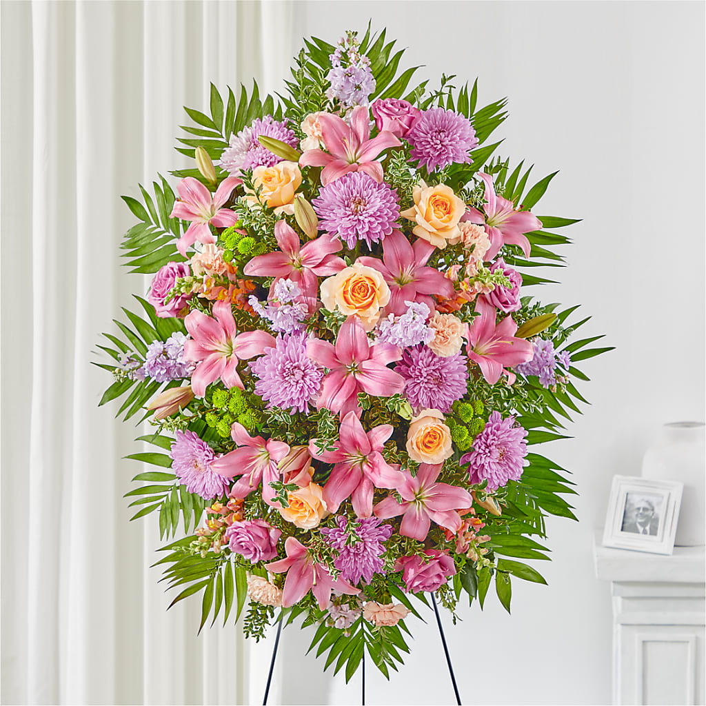 Love & Light Standing Spray – Evans-king Floral, Forty Fort PA
