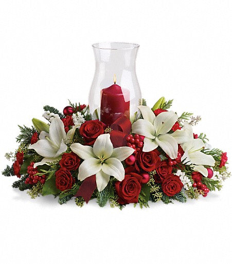 Holiday Glow Centerpiece – Evans-king Floral, Forty Fort PA