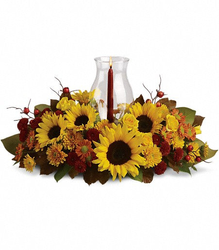 Sunflower Centerpiece – Evans-king Floral, Forty Fort PA