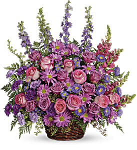 Gracious Lavender Basket