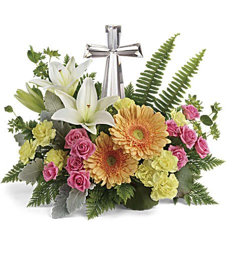 Precious Petals Cross – Evans-king Floral, Forty Fort PA
