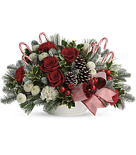 Jolly Candy Cane Bouquet – Evans-king Floral, Forty Fort PA