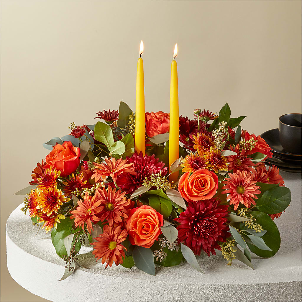 Ember Banquet Centerpiece – Evans-king Floral, Forty Fort PA