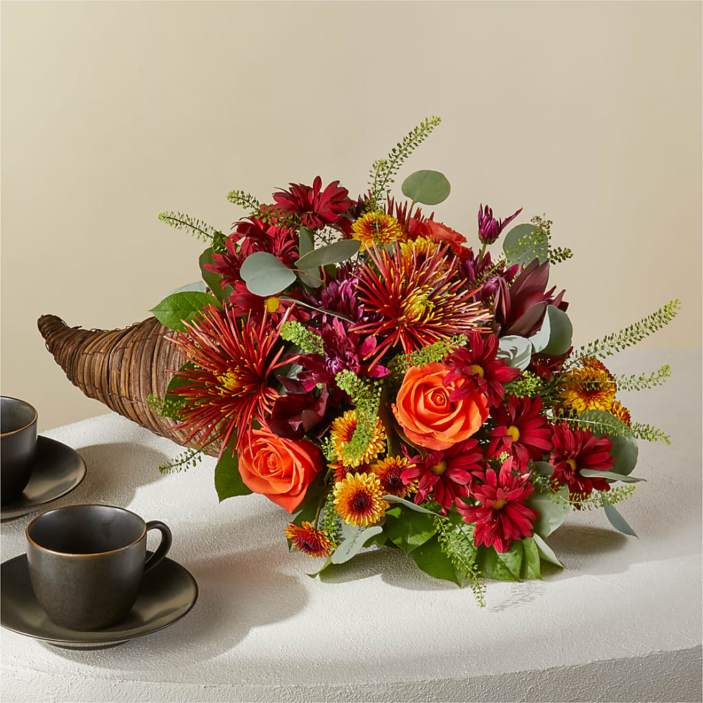 Autumn Herald Cornucopia – Evans-king Floral, Forty Fort PA