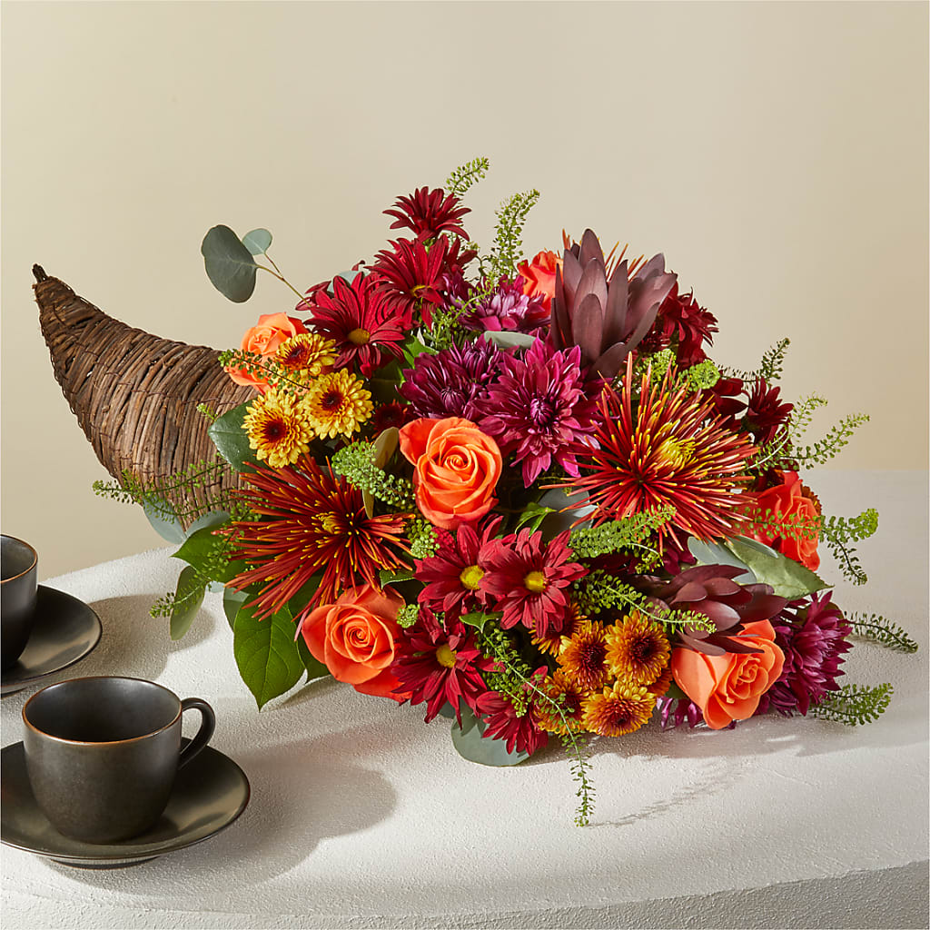 Autumn Herald Cornucopia – Evans-king Floral, Forty Fort PA