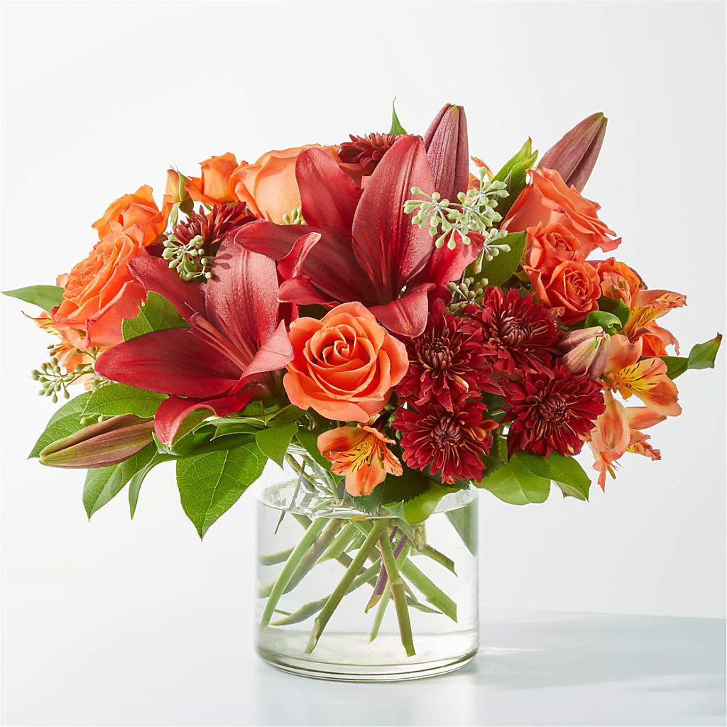 Crimson Leaves Bouquet – Evans-king Floral, Forty Fort PA
