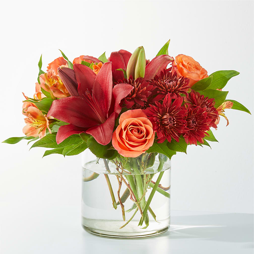 Crimson Leaves Bouquet – Evans-king Floral, Forty Fort PA