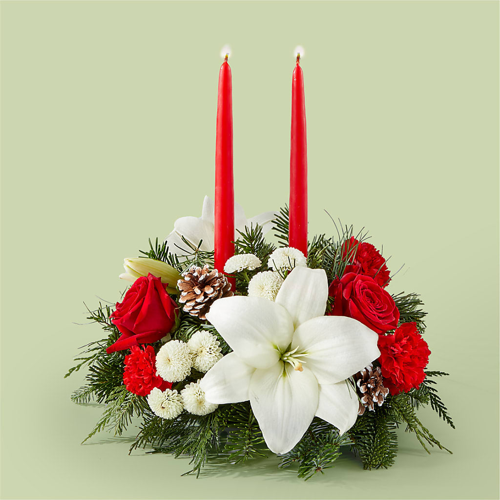 Seasonal Festivities Centerpiece – Evans-king Floral, Forty Fort PA