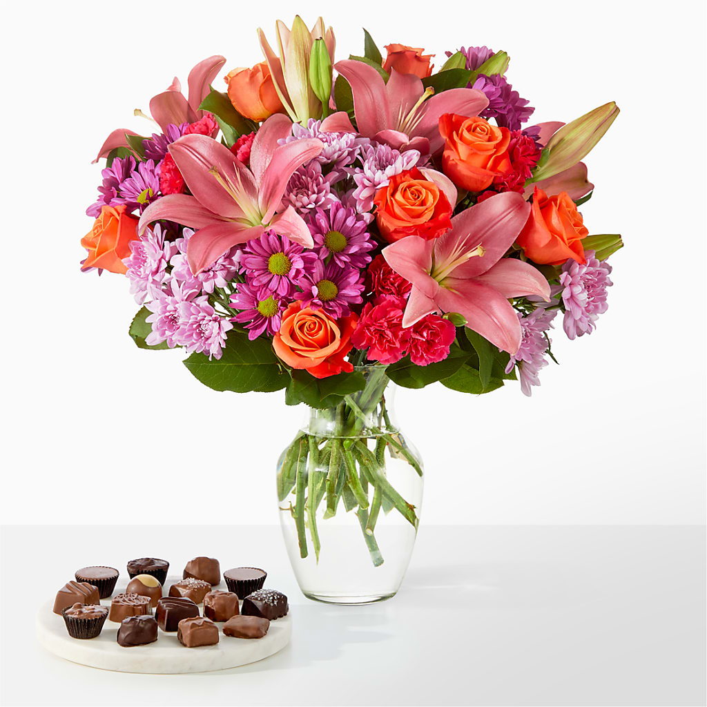 One and Only Bouquet and Chocolate Bundle – Evans-king Floral, Forty Fort PA