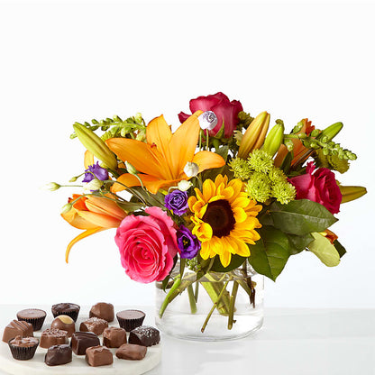 Best Day Bouquet and Chocolate Bundle –  Evans-king Floral, Forty Fort PA