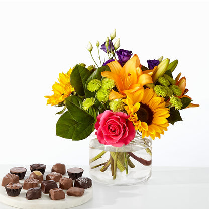 Best Day Bouquet and Chocolate Bundle –  Evans-king Floral, Forty Fort PA