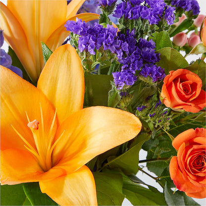 Radiant Citrus Bouquet –  Evans-king Floral, Forty Fort PA