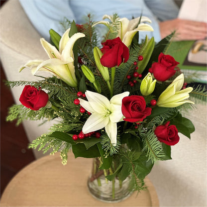 Sparkling Snowflakes Bouquet –  Evans-king Floral, Forty Fort PA
