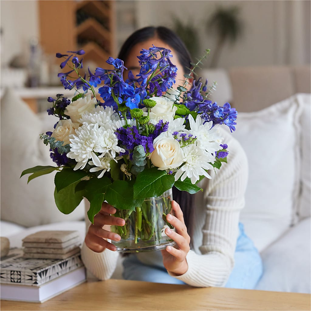 Cerulean Waves Bouquet –  Evans-king Floral, Forty Fort PA