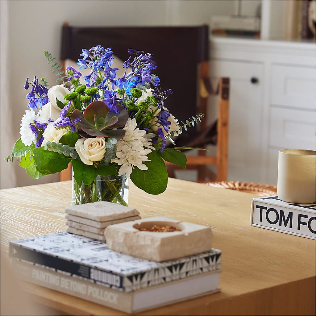 Cerulean Waves Bouquet –  Evans-king Floral, Forty Fort PA