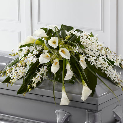 Angel Wings Casket Spray –  Evans-king Floral, Forty Fort PA