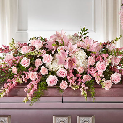 Life & Remembrance Casket Spray –  Evans-king Floral, Forty Fort PA