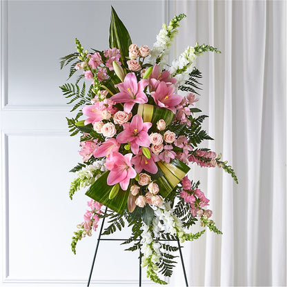 Elegant Embrace Standing Spray –  Evans-king Floral, Forty Fort PA