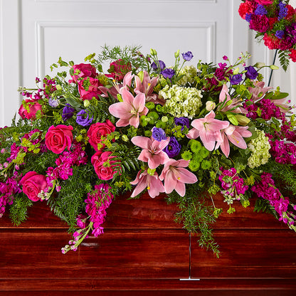Radiant Tribute Casket Spray –  Evans-king Floral, Forty Fort PA
