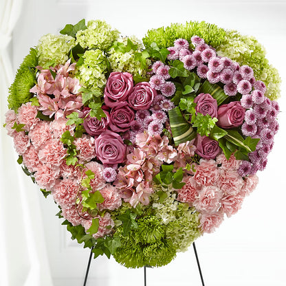 Heartwarming Standing Heart –  Evans-king Floral, Forty Fort PA