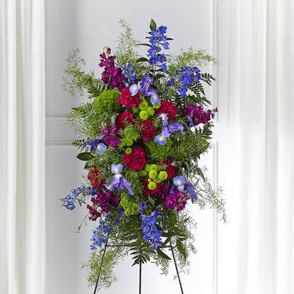 Heavenly Skies Standing Spray –  Evans-king Floral, Forty Fort PA