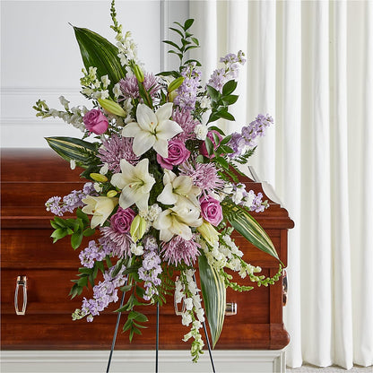 Grateful Hearts Standing Spray –  Evans-king Floral, Forty Fort PA