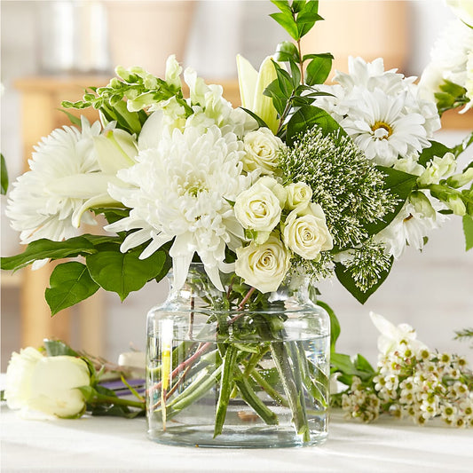 Classic Ivory – A Florist Original –  Evans-king Floral, Forty Fort PA